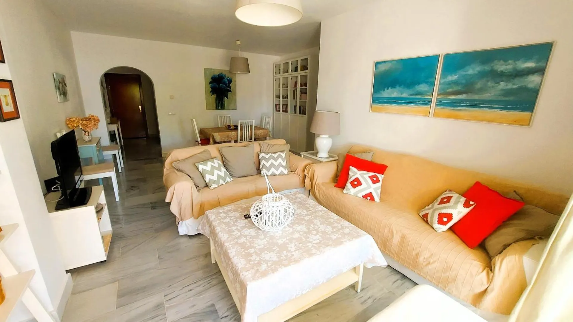Beach And Golfside Apartment In Guadalmina Marbella Spain